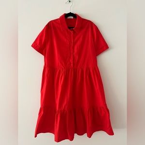 Claudie Pierlot Red Shirtdress